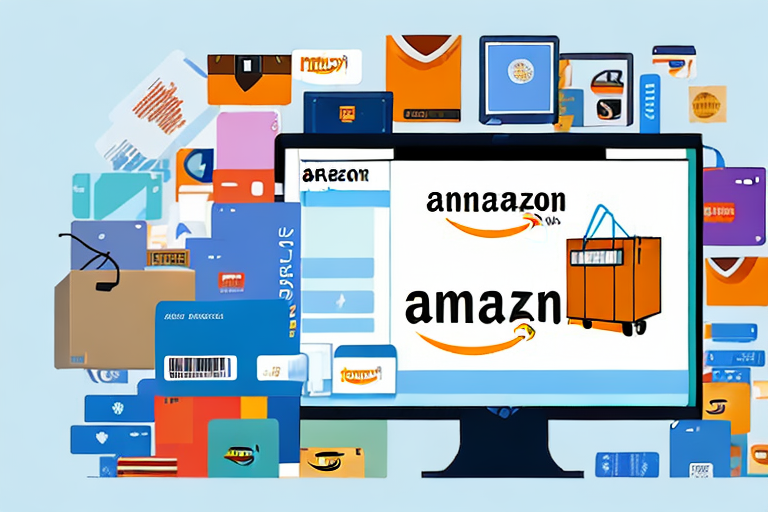 A computer screen displaying an amazon marketplace page with various items for sale