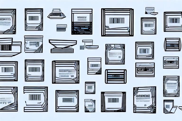 A variety of different product barcodes