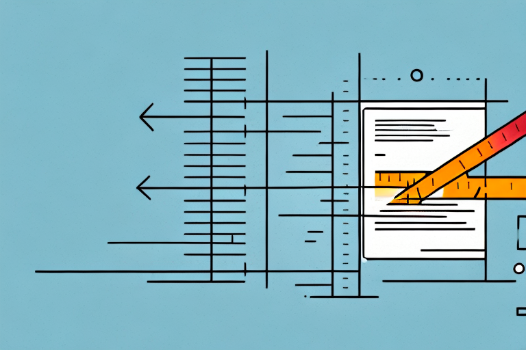 A ruler measuring a line of bullet points leading towards an amazon package