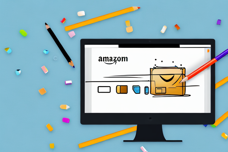 A computer screen showing an amazon product page with a pencil icon indicating the editing option