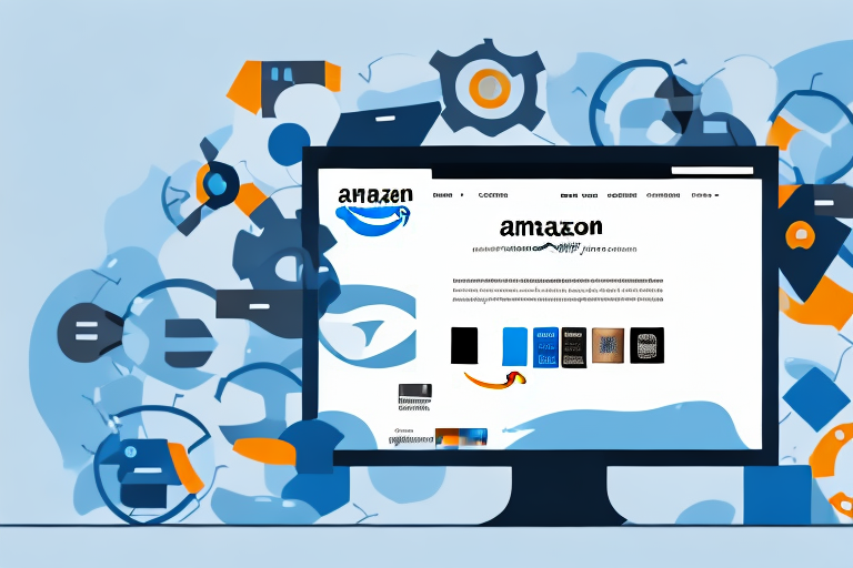 A computer screen displaying the amazon website with various stages of product addition