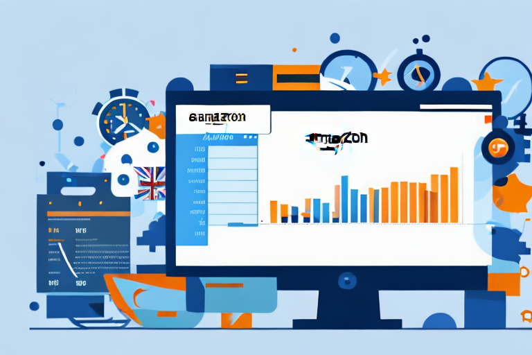 A computer screen displaying an amazon seller dashboard