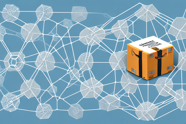 A complex network of interconnected boxes