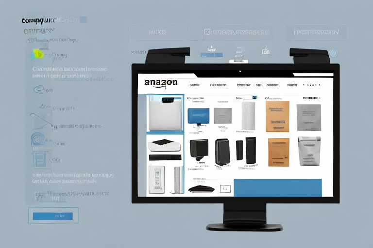 A computer screen displaying an amazon product page creation interface