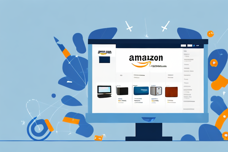 A computer screen displaying the amazon product listing page