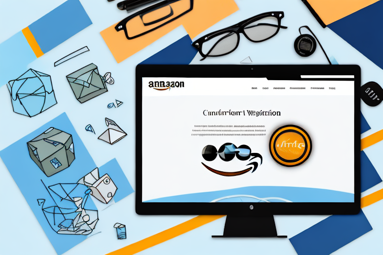 A computer screen displaying the amazon website with various products highlighted