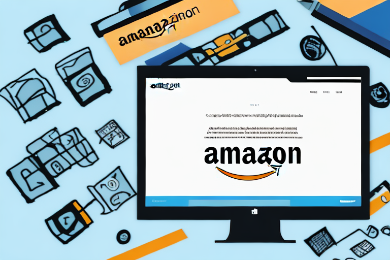 A computer screen displaying the amazon website