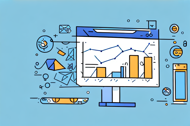 A computer screen showing an amazon product page with a line graph icon indicating the product's price history