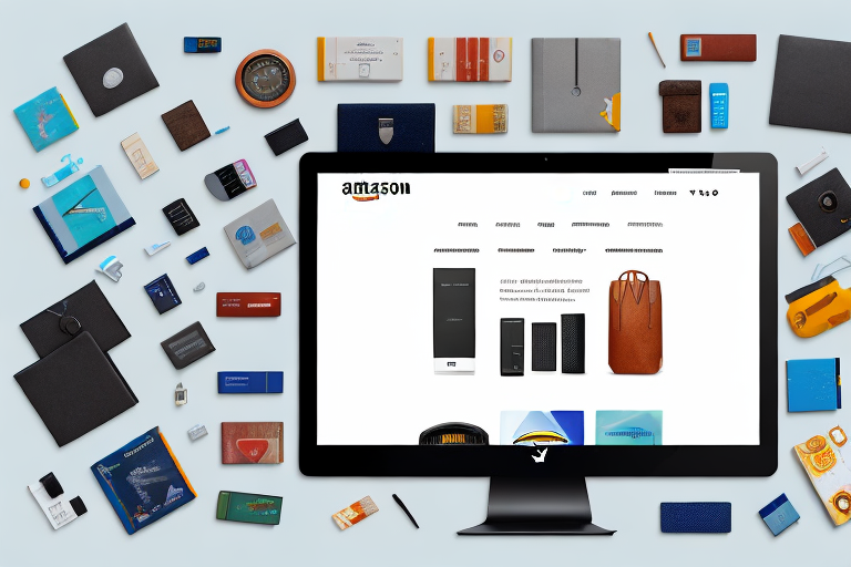 A computer screen displaying the amazon website with the add a product tool interface open