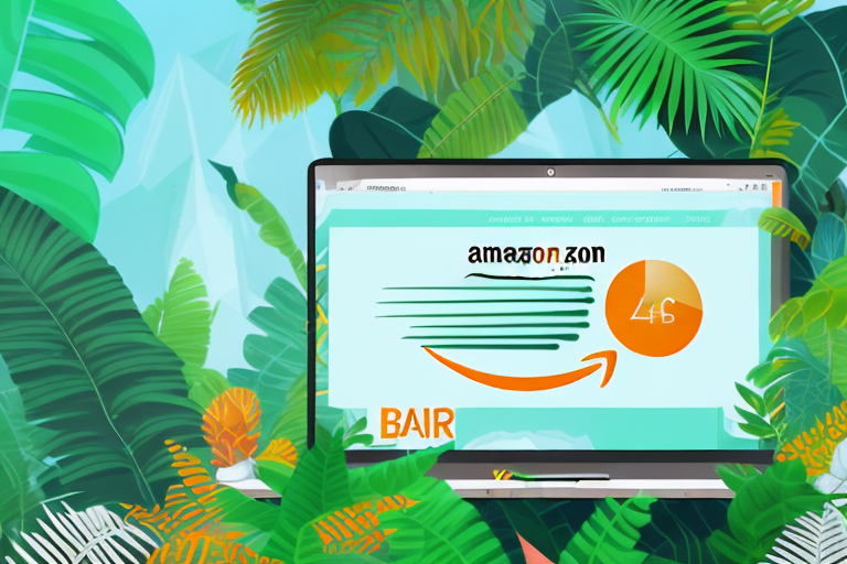 A thriving amazon jungle scene