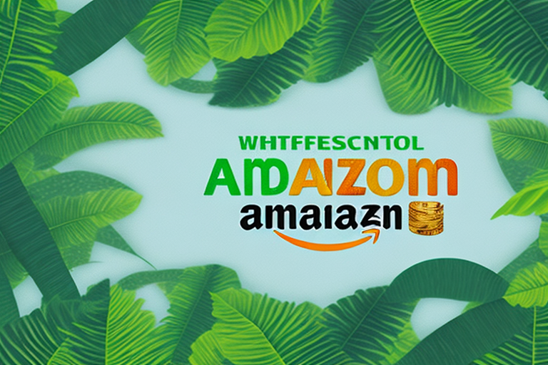 The amazon rainforest with symbolic dividend stocks growing as plants