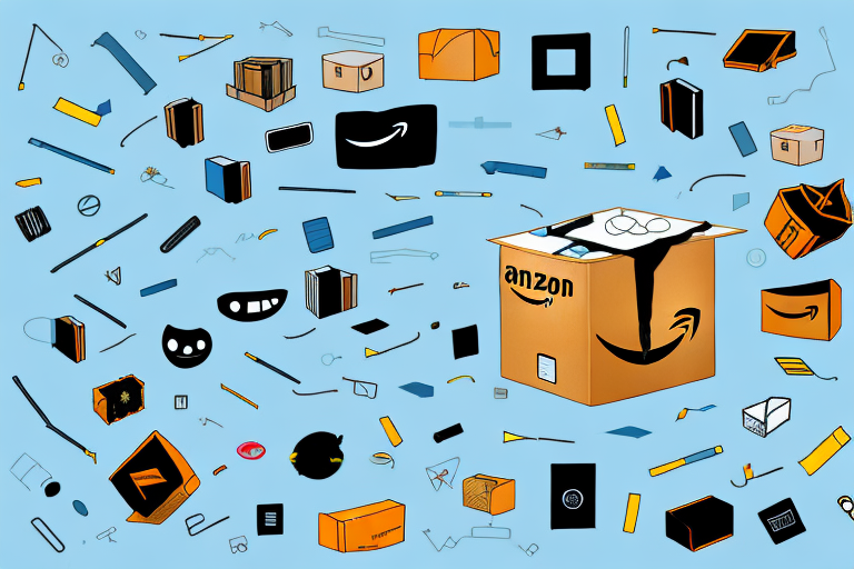 An open box with amazon's signature smile arrow