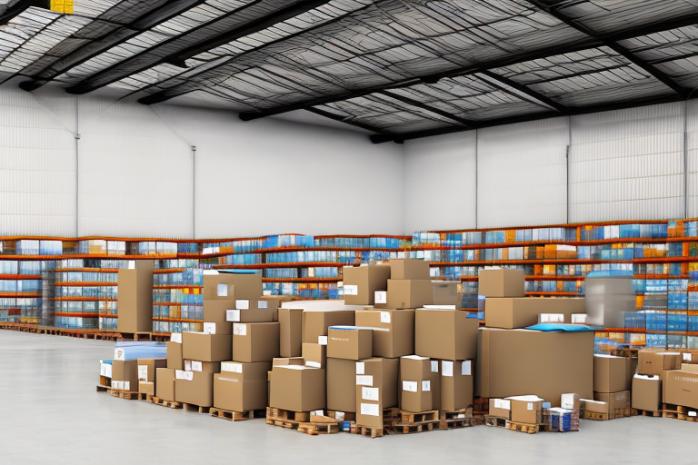 A warehouse filled with various products ready for shipment