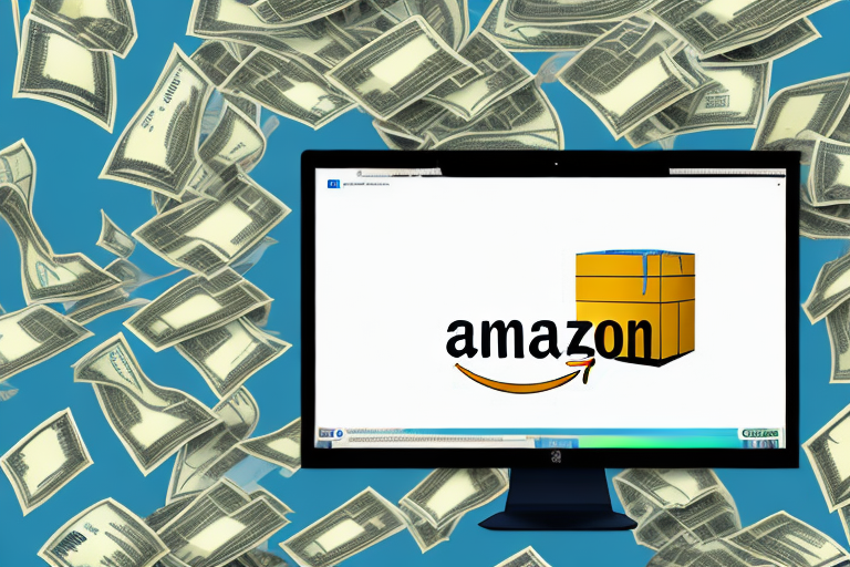 A computer screen showing the amazon website