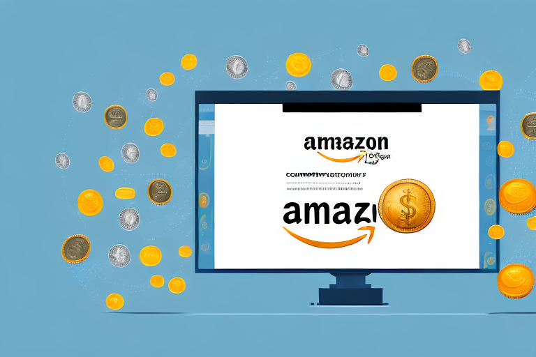 A computer screen displaying the amazon website