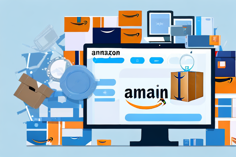 A computer screen displaying an amazon uk fba dashboard