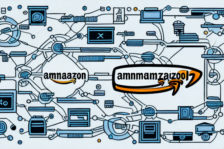 A complex network of conveyor belts filled with various products