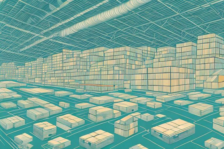 A warehouse filled with boxes