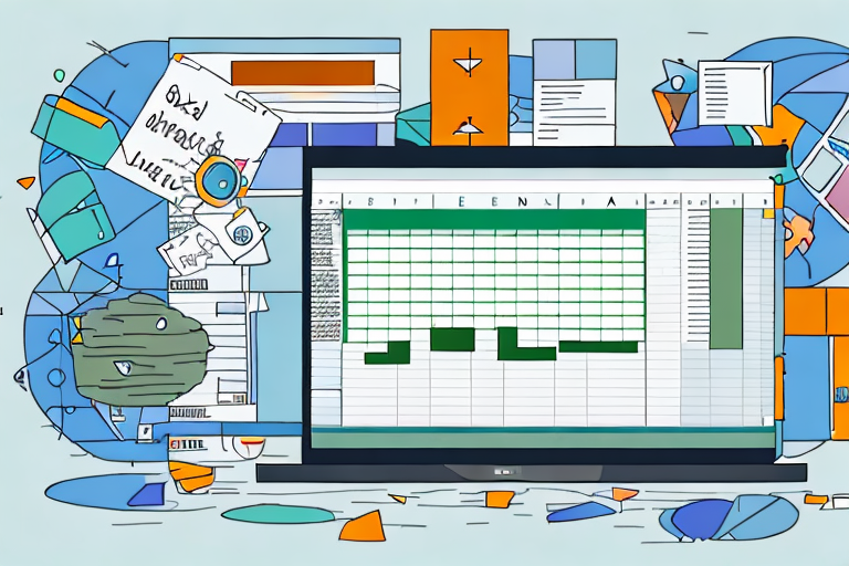 An excel spreadsheet on a computer screen