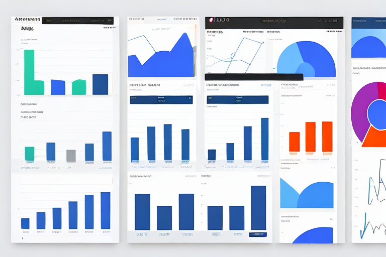 A detailed and organized amazon inventory dashboard with various graphs