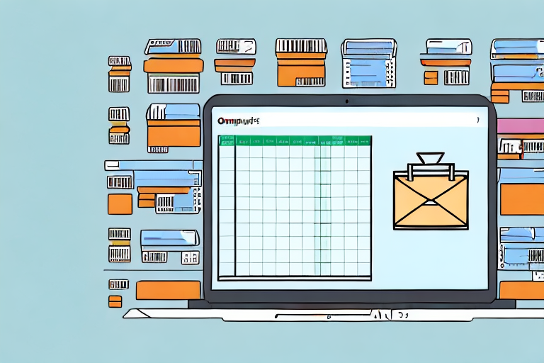 A computer screen displaying an organized spreadsheet with various product icons