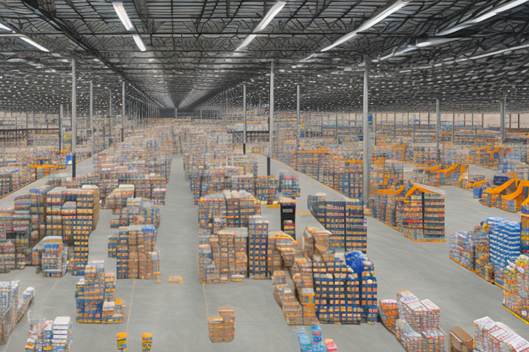 A vast warehouse filled with a variety of different items