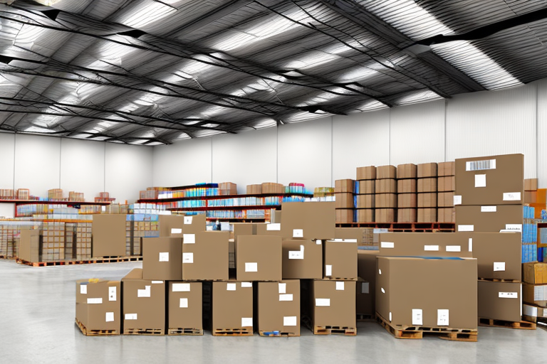 A warehouse full of various products ready for shipment