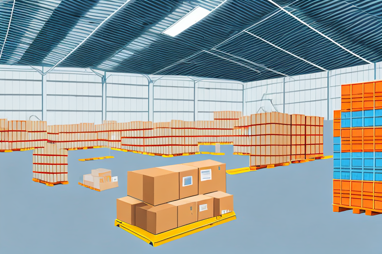 A warehouse filled with various products