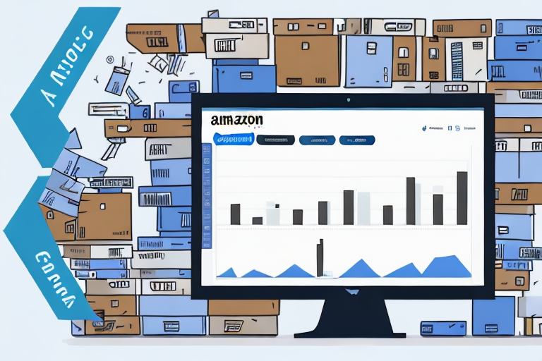 A computer screen showing an inventory report interface on amazon seller central