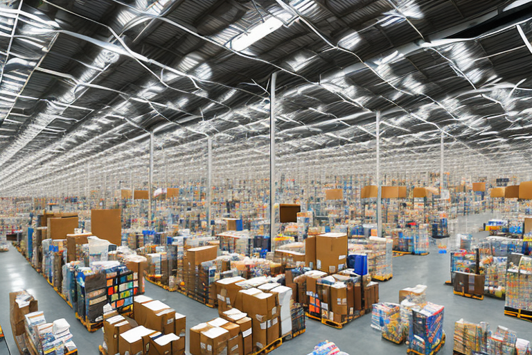 A warehouse filled with various items