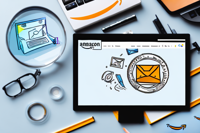 A computer screen showing an amazon webpage with various products