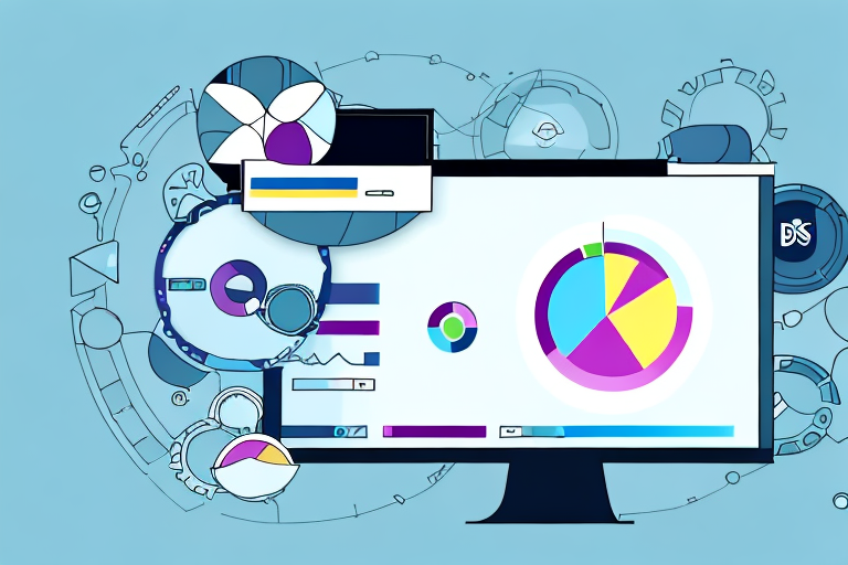 An amazon product displayed on a computer screen with a pie chart beside it