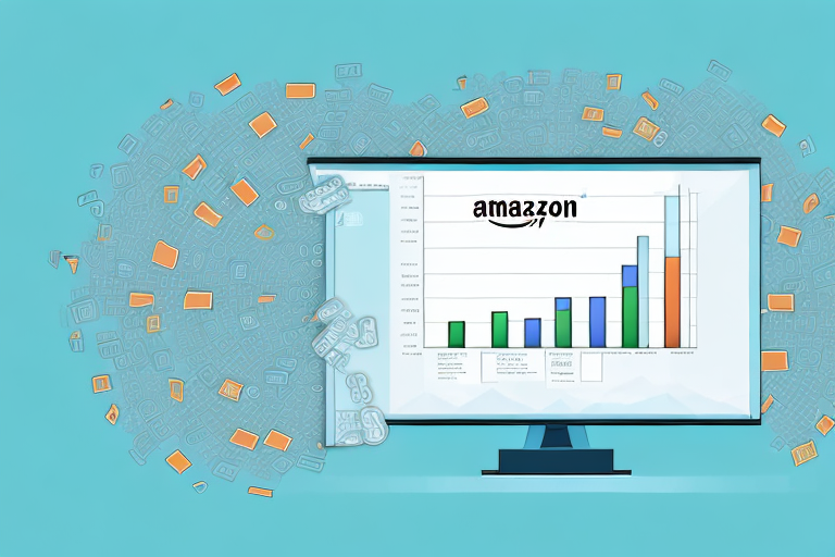 A computer screen displaying a graph showing increasing profits