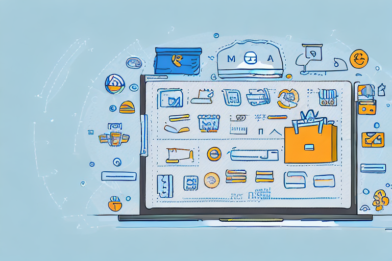 A detailed roadmap with various icons representing steps in planning an amazon ads campaign