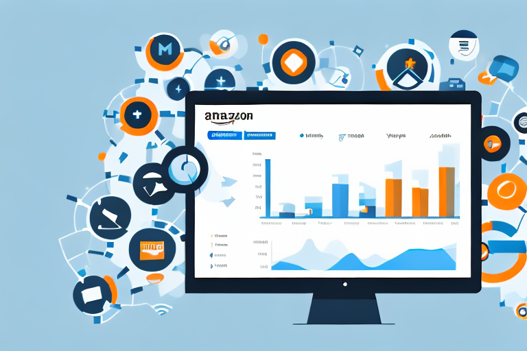 A computer screen showing a dashboard of amazon connect with various communication tools and graphs indicating a successful campaign