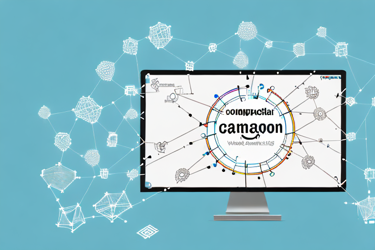 A computer screen showing a schematic of a digital marketing campaign