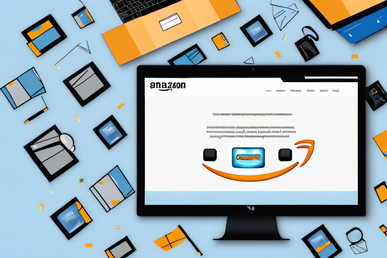 A computer screen displaying the amazon website interface