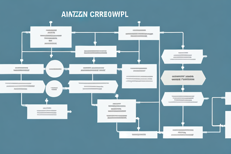 A structured diagram or flowchart representing various elements of an amazon ppc campaign