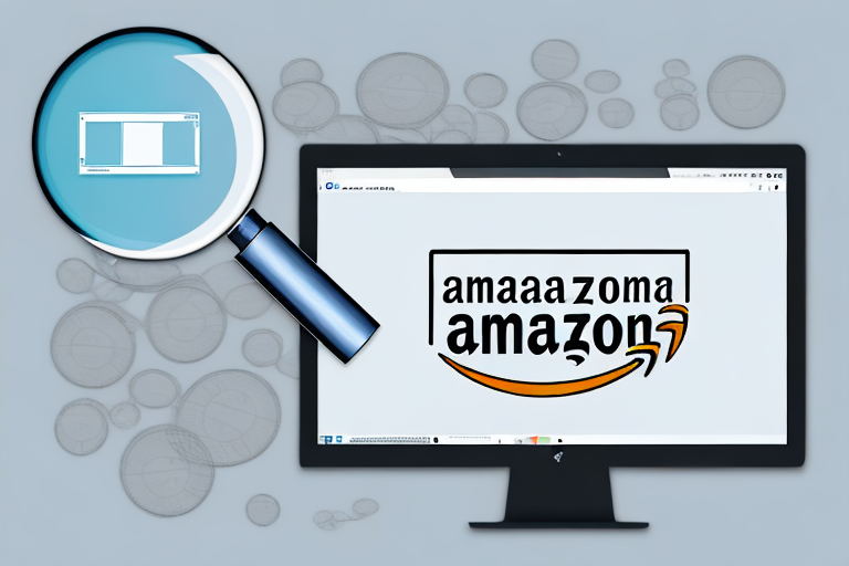 A computer screen displaying an amazon webpage with various product listings