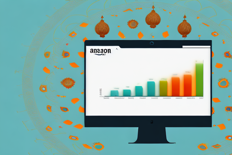 A computer screen displaying a graph indicating growth