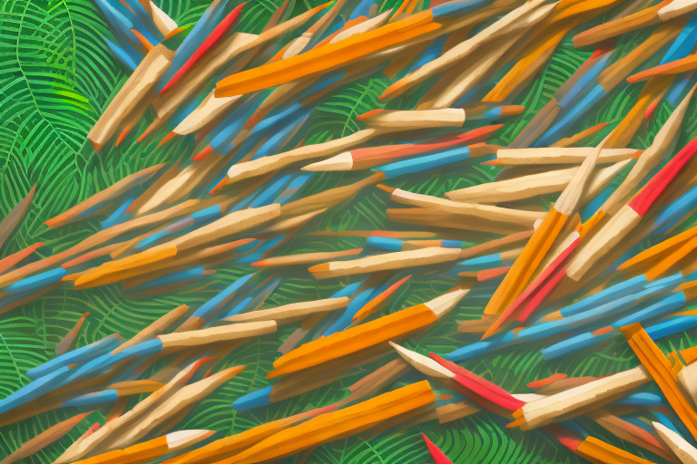 Various types of matchsticks