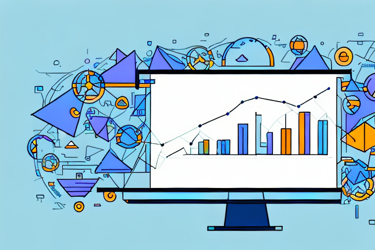 A computer screen displaying a graph with increasing metrics