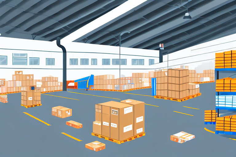 A warehouse filled with various types of packaged goods
