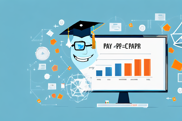 A computer screen displaying graphs and charts related to ppc (pay-per-click) advertising