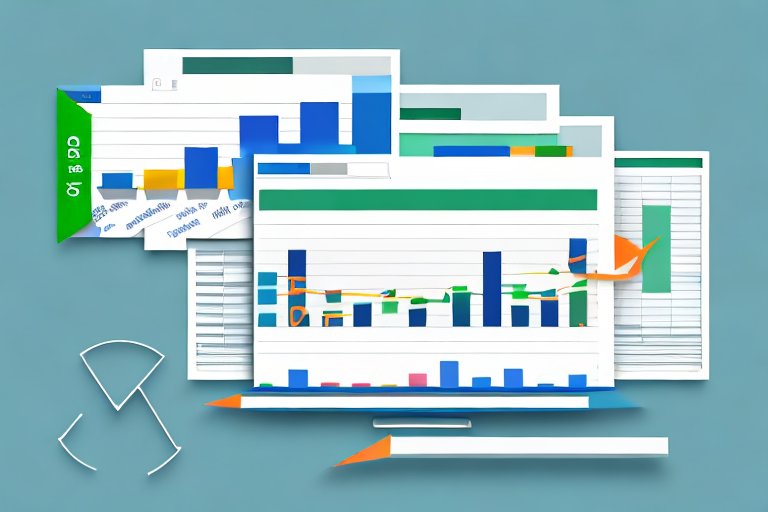 A dynamic excel spreadsheet with charts and graphs symbolizing improved advertising performance