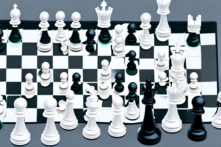 A strategic chessboard