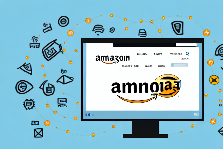 A computer screen showing an amazon product page with a highlighted sponsored product