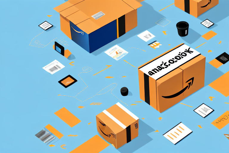 A product being placed into an amazon-branded box