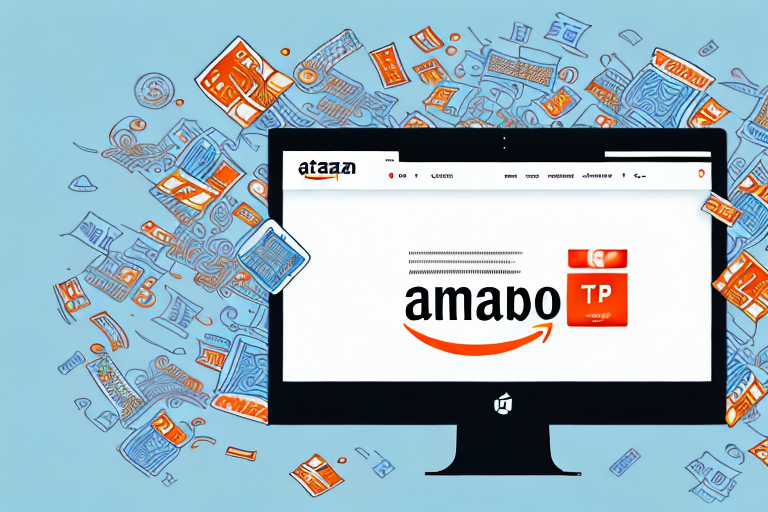 A computer screen showing both alibaba and amazon websites