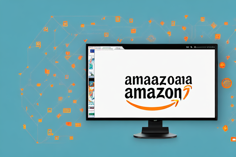 A computer screen displaying both the amazon and alibaba websites